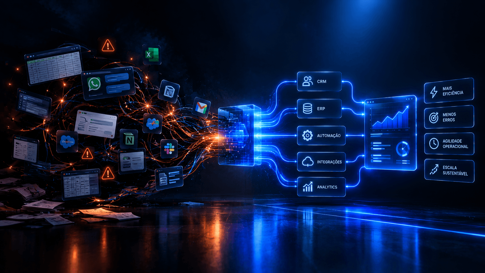 Gargalos Operacionais em Empresas em Crescimento: Como Mapear e Automatizar Workflows Sem Criar Caos Técnico